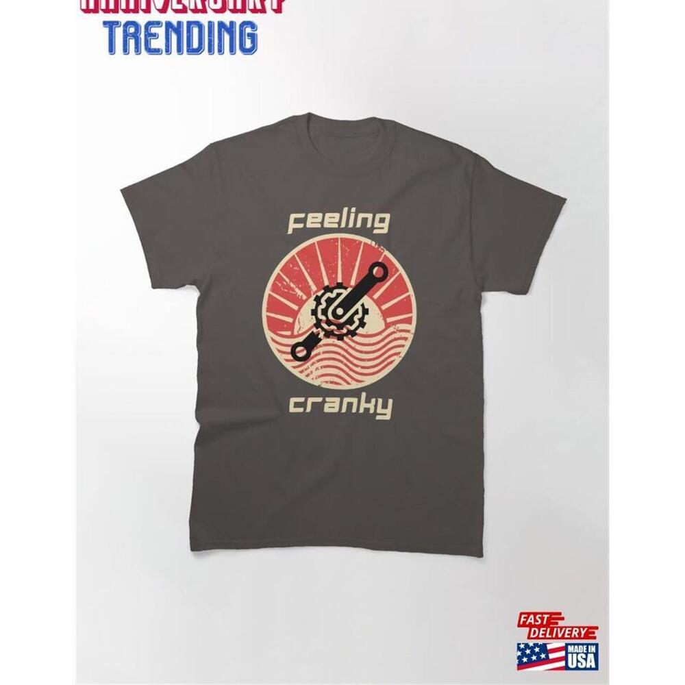Feeling Cranky Cycling Design Classic Tshirt Retro Tee